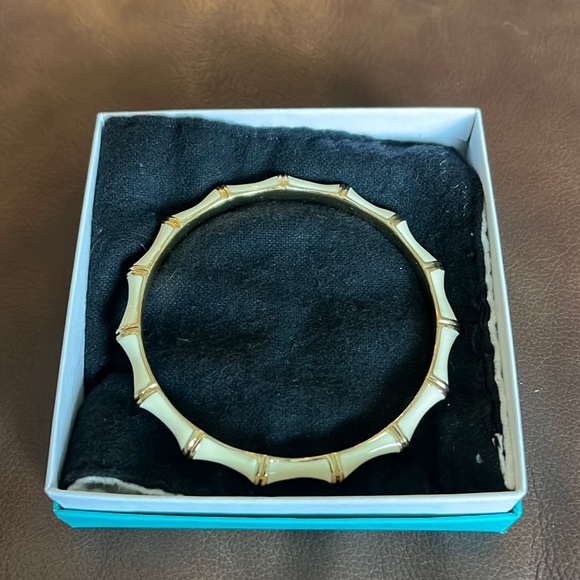 Stella & Dot Jewelry - Stella & Dot Cream and Gold Bangle